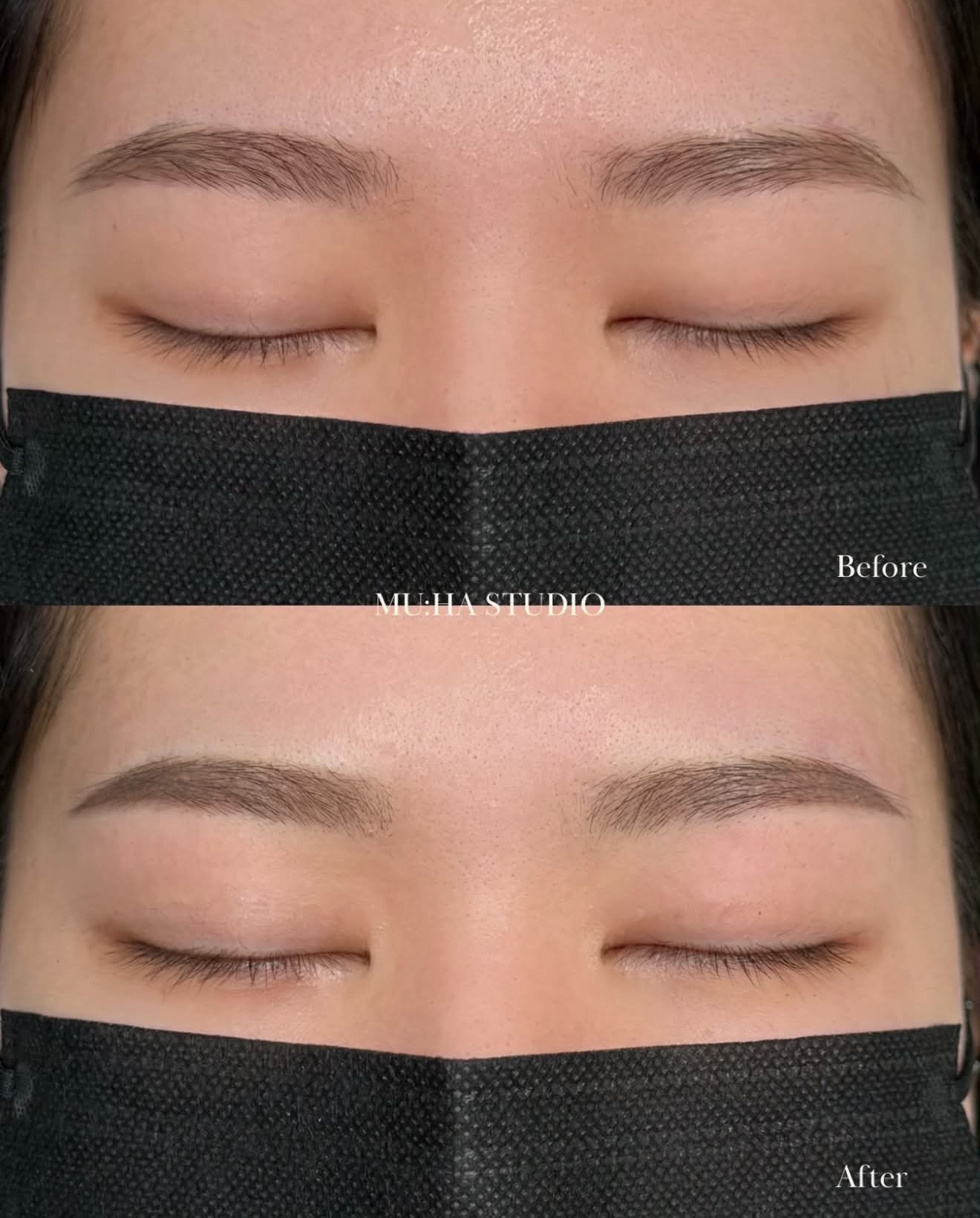 뮤하스튜디오 — 반영구 눈썹 · 반영구 메이크업 work 8 · 의정부 | Beautia